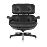 Iconic Design Charles Eames Lounge Chair & Ottoman – Ebony Ash Wood Itealian Leather - Interior Furnishes
